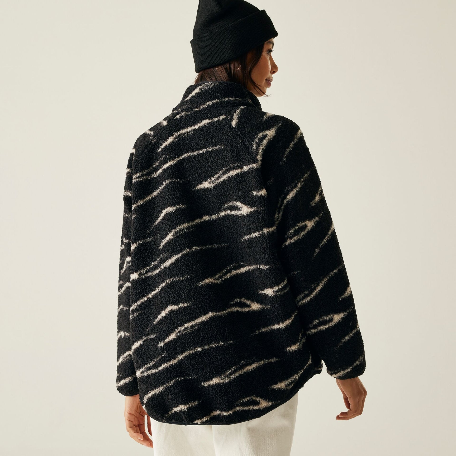 Regatta Frankie Women's Borg Fleece - Vanilla Stripe
