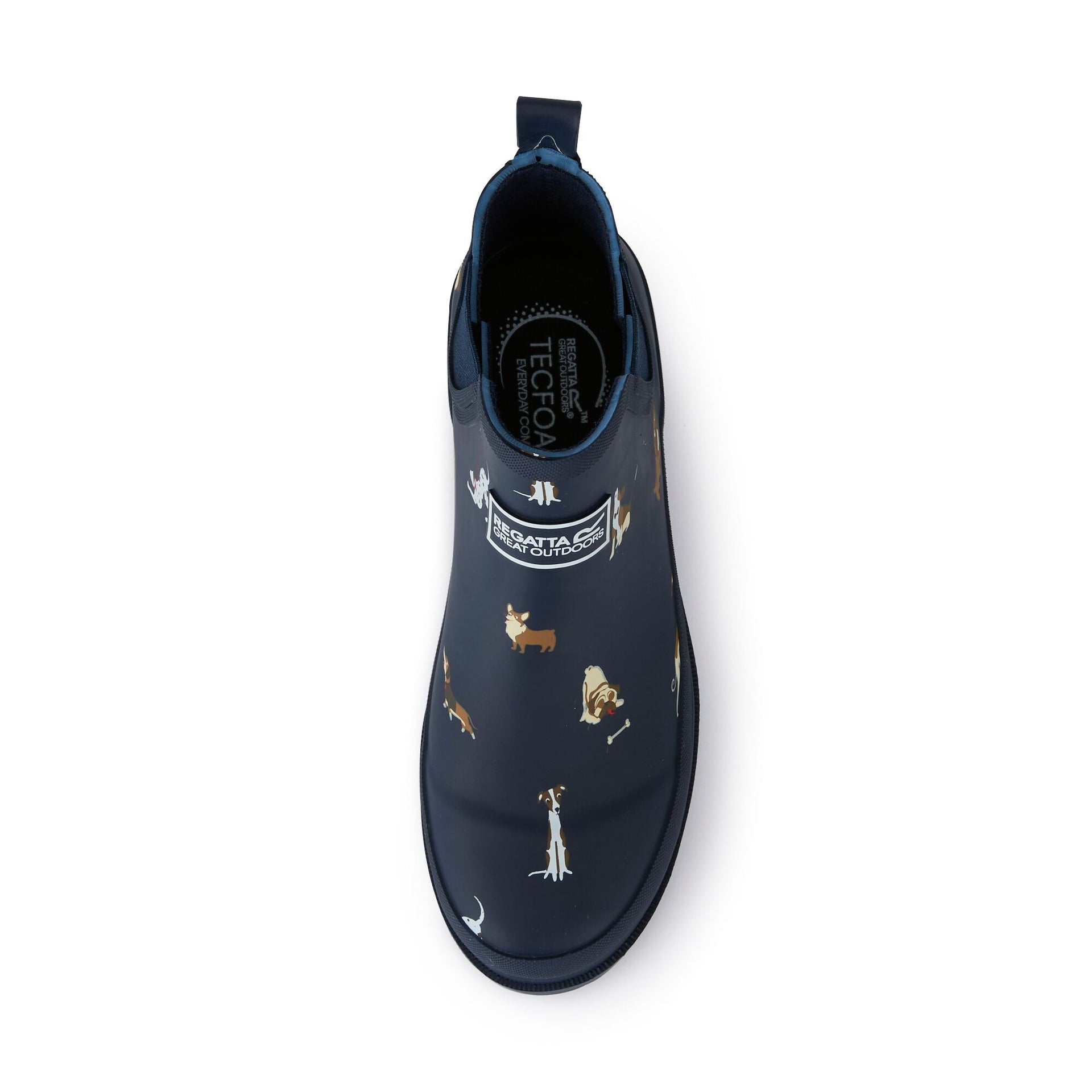 Regatta Women's Harper Low Wellies - Navy Dogs