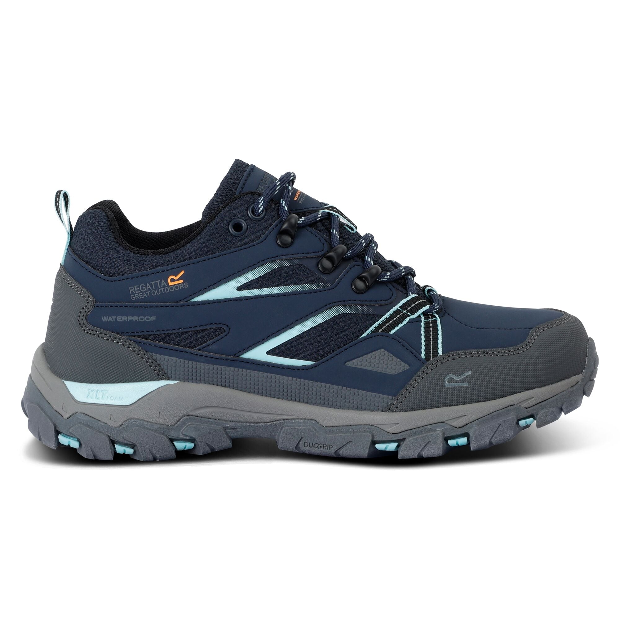 Regatta Women's Holcombe III Low Walking Shoes - Navy Aruba Blue