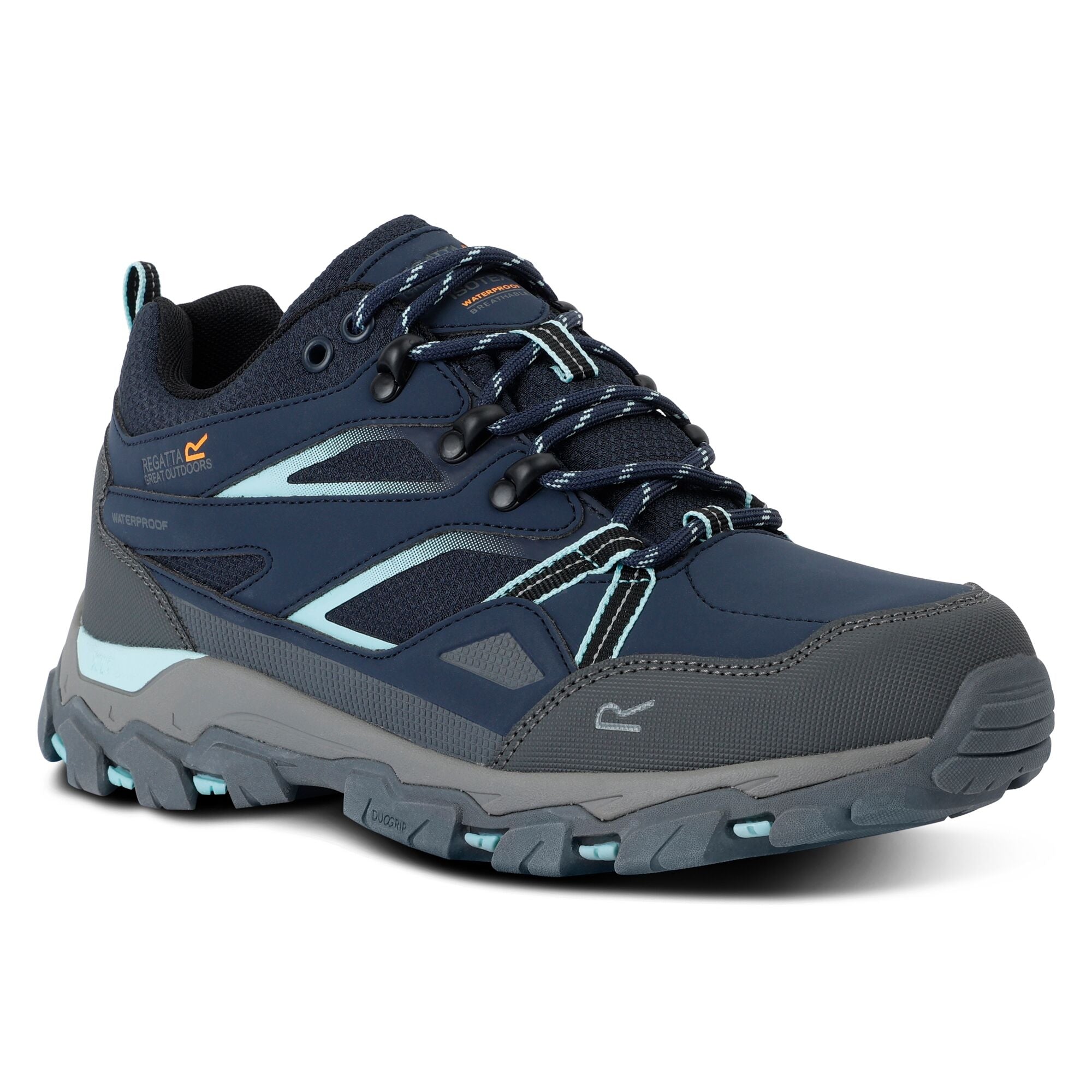 Regatta Women's Holcombe III Low Walking Shoes - Navy Aruba Blue