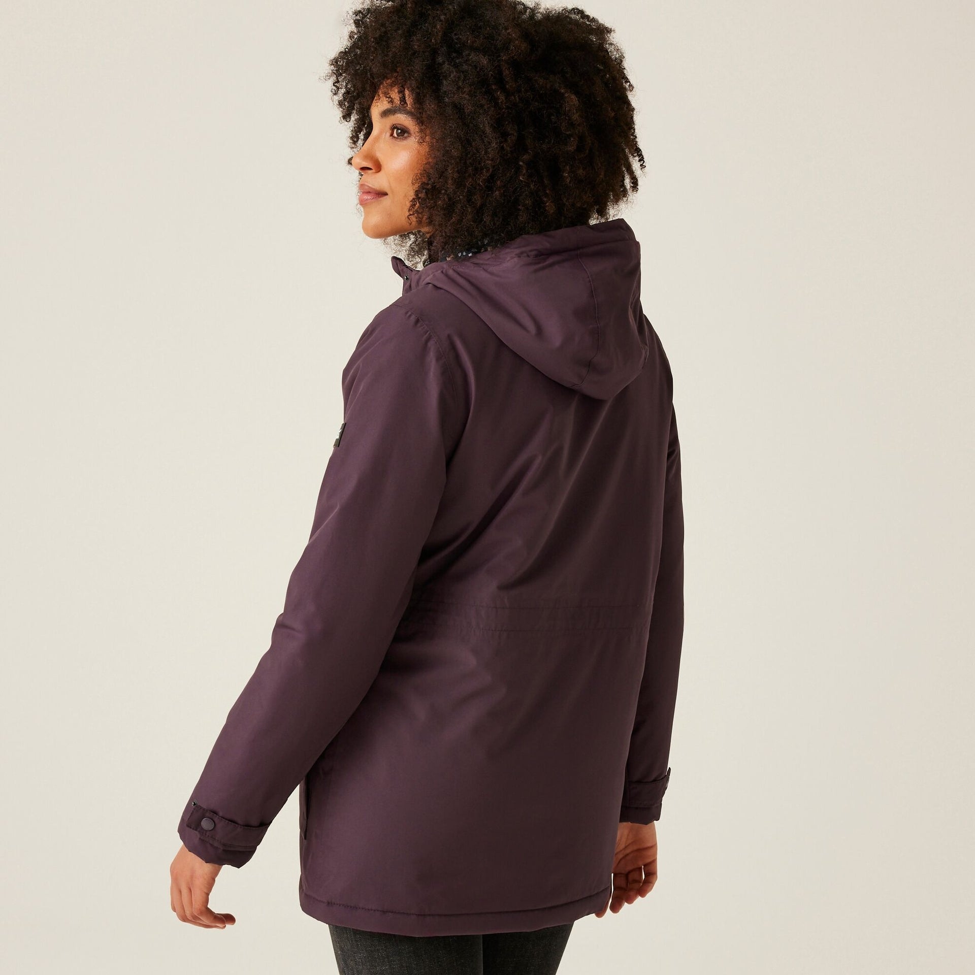 Regatta Women's Mireya Waterproof Insulated Jacket - Deep Plum Spot Print