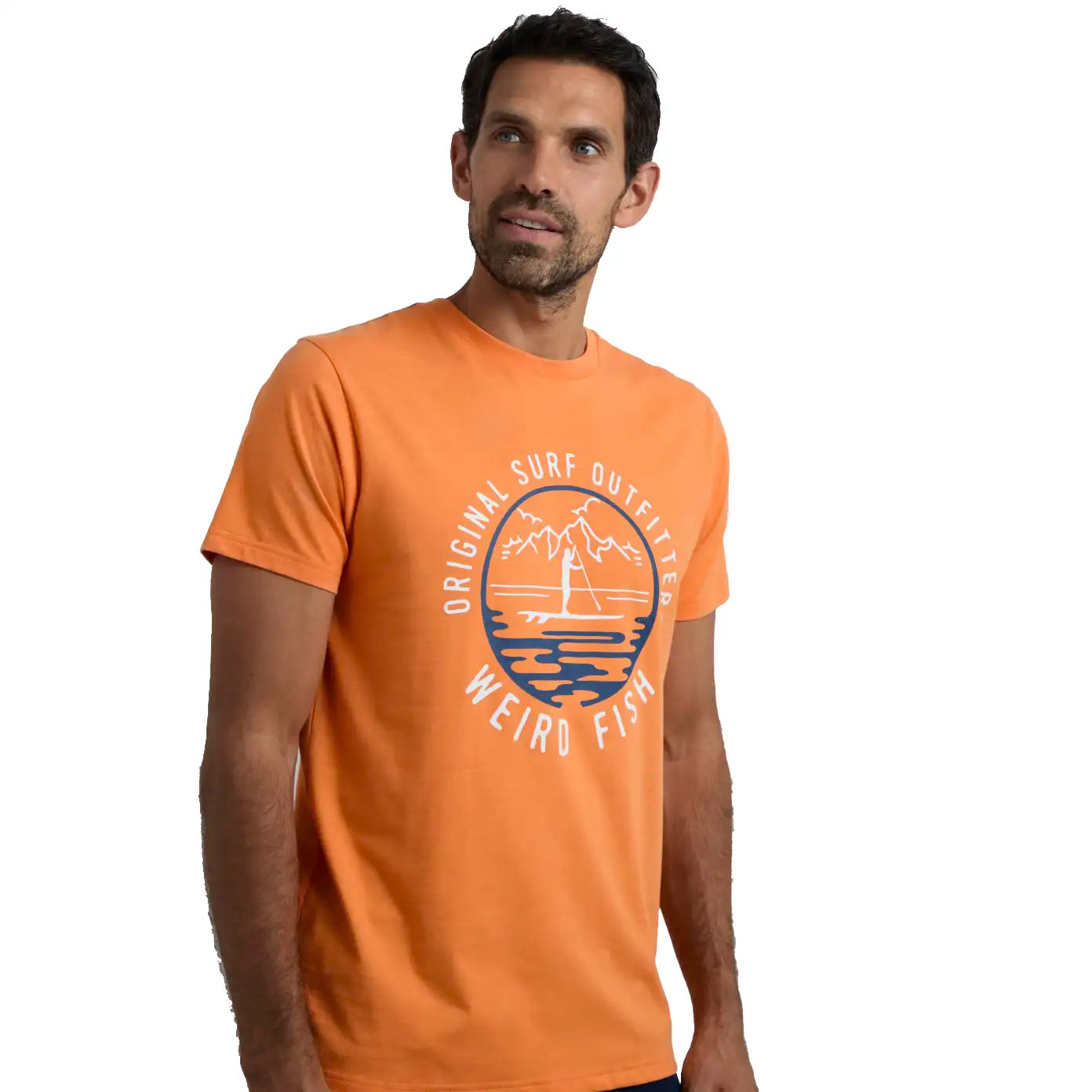 Weird Fish Paddle Men's T-Shirt - Pumpkin