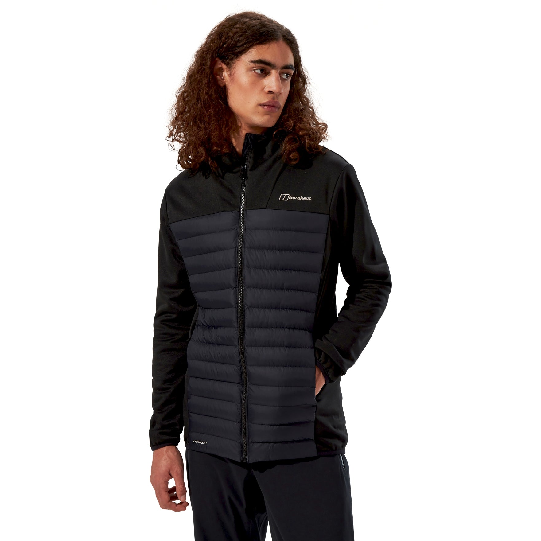 Berghaus Vaskye Hooded Men's Hybrid Jacket - Black