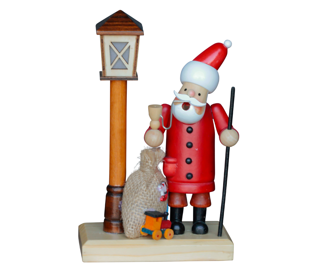 Smokeman With Lantern (11cm x 1cm x 19cm)