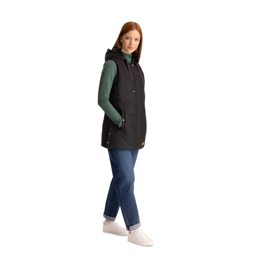 Trespass Juniper Women's Long Gilet - Black