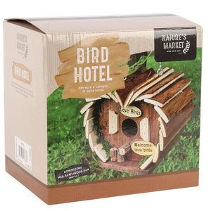 Nature's Market Wooden Bird Hotel - Towsure