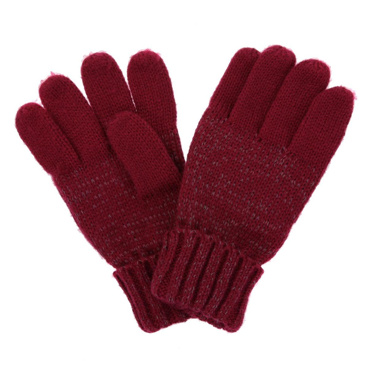 Regatta Luminosity Knitted Gloves - Raspberry