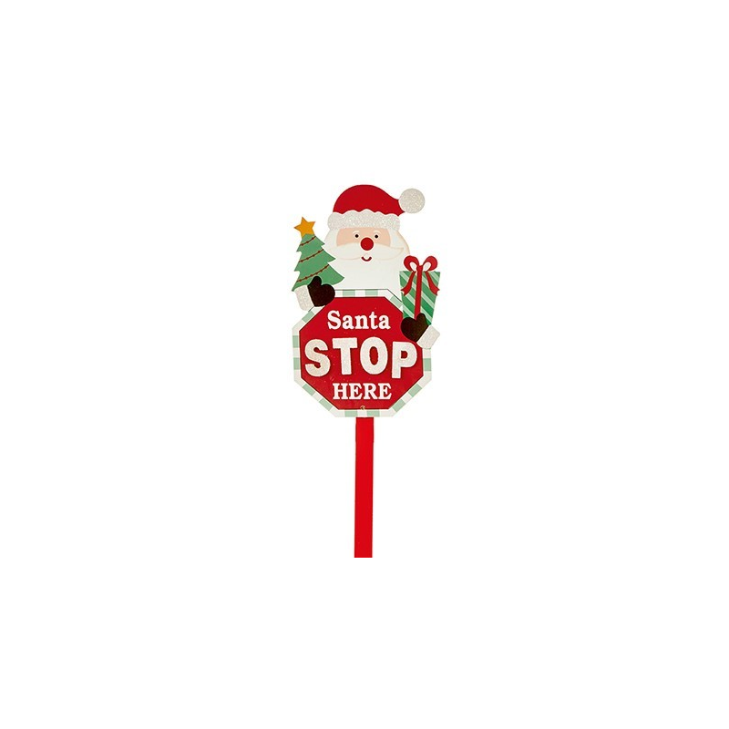 Premier Santa Stop Here Sign - 90cm