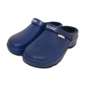 Town & Country Fleecy Cloggies - Navy - Towsure