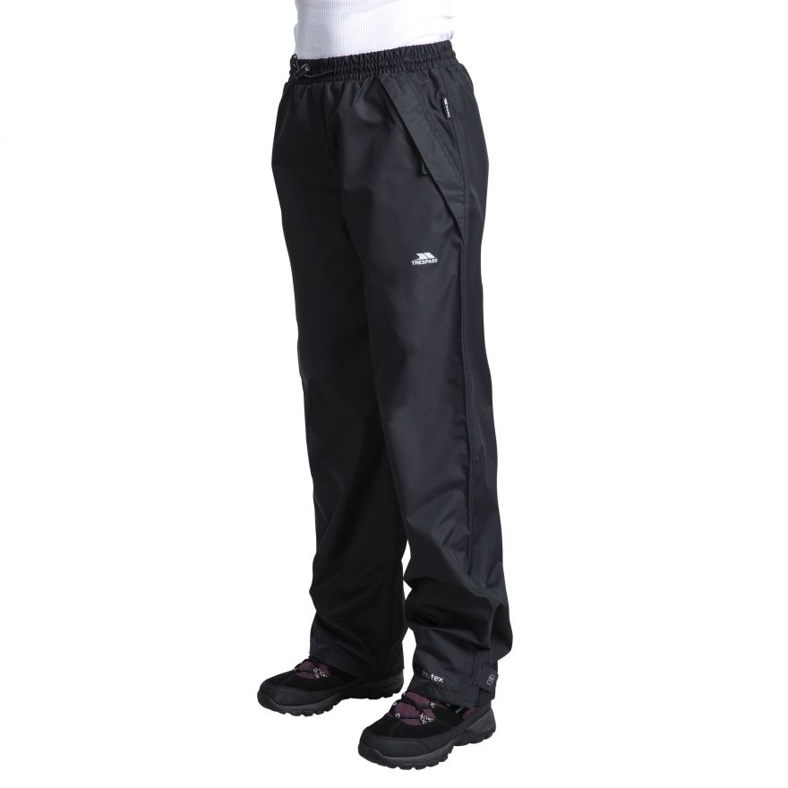 Trespass Women's Tutula Waterproof Walking Trousers - Black